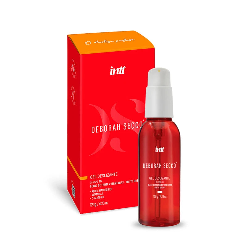Gel Deslizante Deborah Secco 120g – Lubrificante Íntimo com Efeito Quente