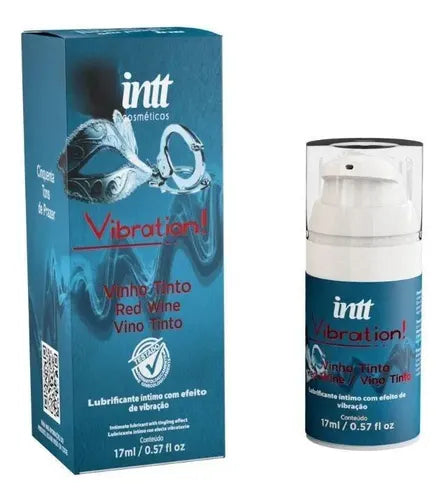 Vibration Vinho Tinto Intt 16g – Gel Vibrador para Estimulação Íntima com Aroma de Vinho Tinto