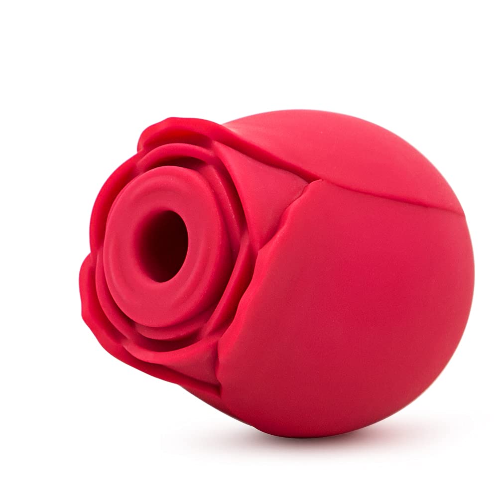 Vibrador Sugador de Clitóris Flor Rosa – Recarregável e 10 Modos de Pulsação